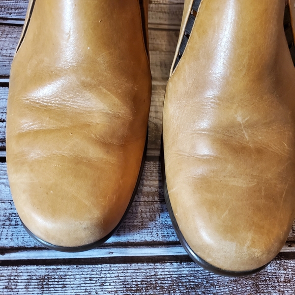 Dansko Raphael Tan Leather Booties EU 39 US 8.5-9 - Picture 6 of 11